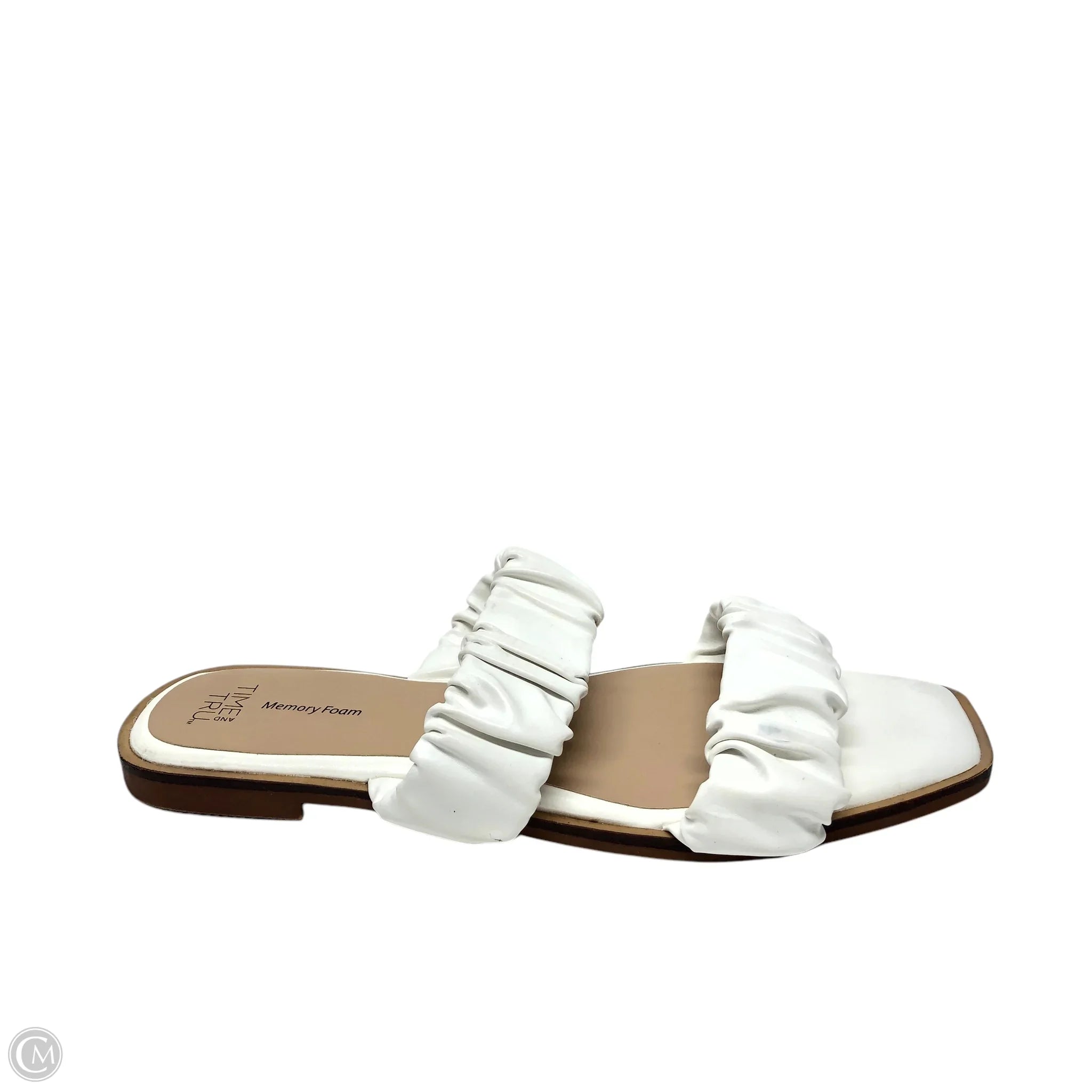 Men's sandals with a padded heel Men's sandals with a padded heel Sandals Flats By Time And Tru In Cream, Size: 8 Men's sandals with a padded heel Men's sandals with a padded heel Sandals Flats By Time And Tru In Cream, Size: 8