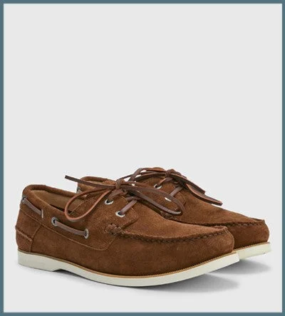 Men's casual shoes with a metallic trim TOMMY HILFIGER BOAT SHOE