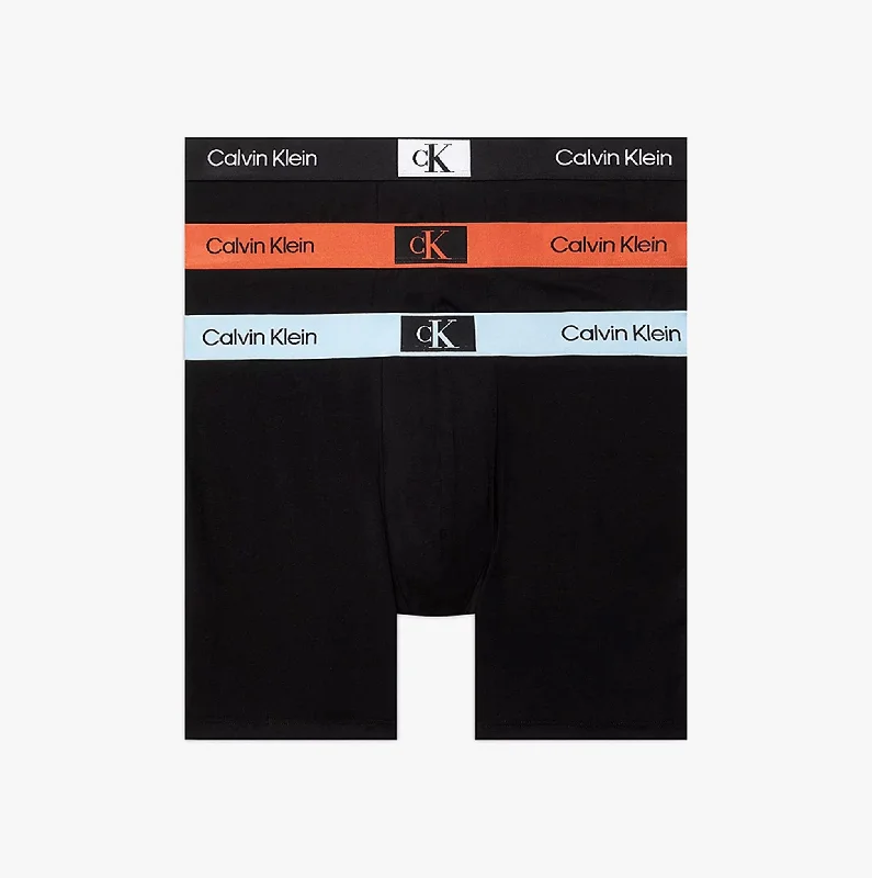 Men's slippers with a padded footbed for all - day comfort Calvin Klein CK96 COTTON 3 Pack Boxer Briefs Mens Multicoloured Men's slippers with a padded footbed for all - day comfort Calvin Klein CK96 COTTON 3 Pack Boxer Briefs Mens Multicoloured