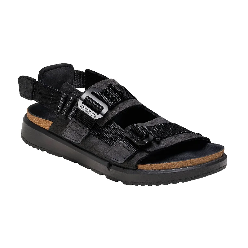 Men's sandals with a perforated leather upper for ventilation Men's sandals with a perforated leather upper for ventilation Shinjuku Black Natural Leather/Textile Men's sandals with a perforated leather upper for ventilation Men's sandals with a perforated leather upper for ventilation Shinjuku Black Natural Leather/Textile