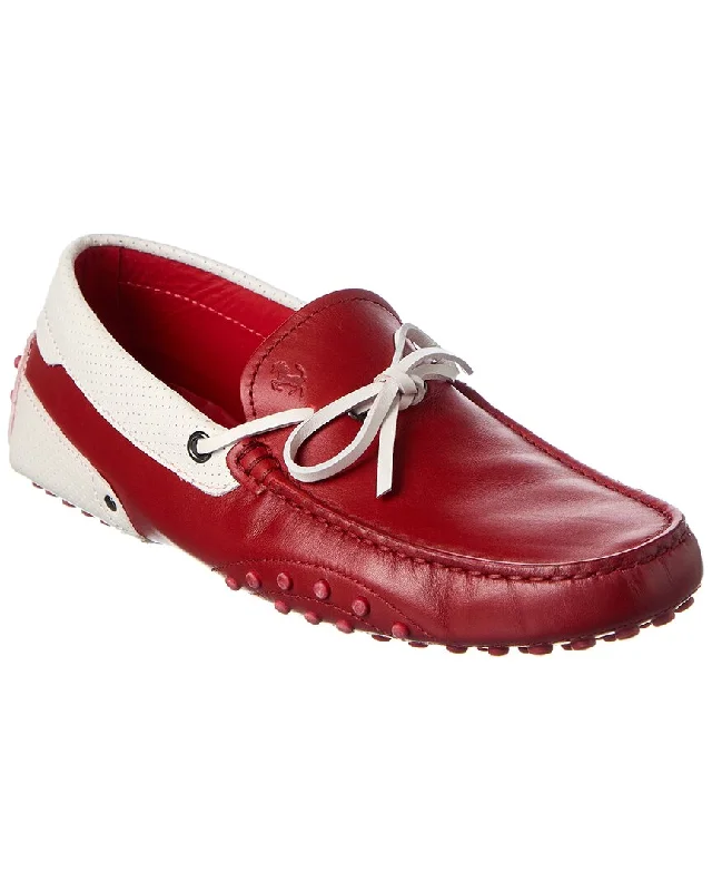 Men's loafers with a moc - toe design Men's loafers with a moc - toe design TOD’s x Ferrari Gommino Leather Loafer Men's loafers with a moc - toe design Men's loafers with a moc - toe design TOD’s x Ferrari Gommino Leather Loafer