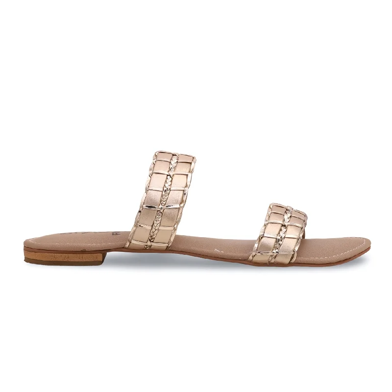 Men's slippers with a stretchy side panel for a better fit Golden Formal Slipper FR8163