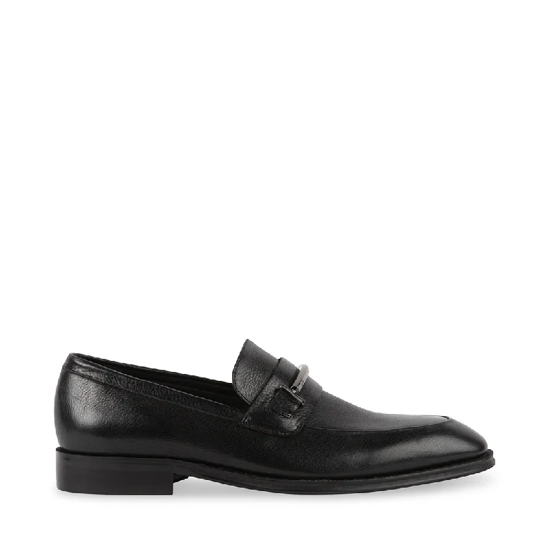 Men's loafers with a leather lining for comfort Men's loafers with a leather lining for comfort KASEN BLACK LEATHER Men's loafers with a leather lining for comfort Men's loafers with a leather lining for comfort KASEN BLACK LEATHER