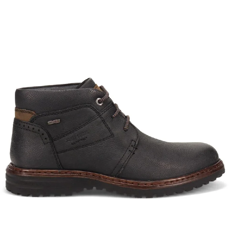 Men's casual shoes with a metallic trim Leather Ankle Boots - JOSEF40502 / 326 428 Men's casual shoes with a metallic trim Leather Ankle Boots - JOSEF40502 / 326 428