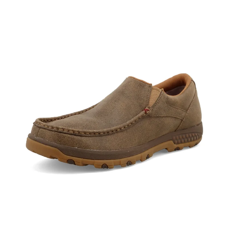 Men's casual shoes with a metallic trim Twisted X Men's Slip On Driving Moc- Bomber Men's casual shoes with a metallic trim Twisted X Men's Slip On Driving Moc- Bomber