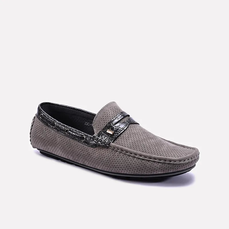 Men's loafers with a cushioned footbed Men's loafers with a cushioned footbed Gray Loafer Shoes 0130961 Men's loafers with a cushioned footbed Men's loafers with a cushioned footbed Gray Loafer Shoes 0130961