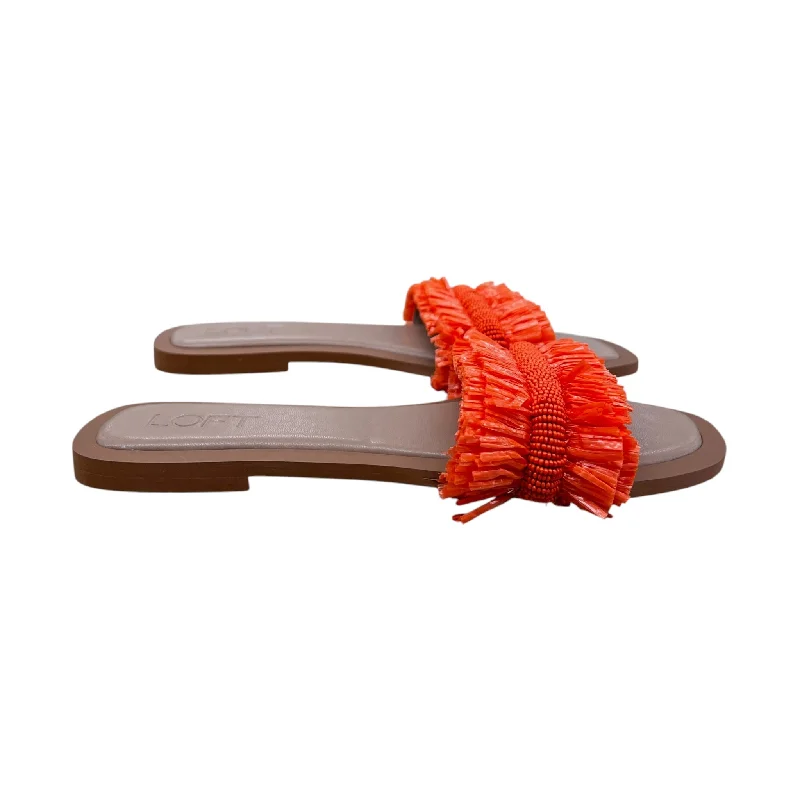 Men's sandals with a toe post design Men's sandals with a toe post design Sandals Flats By Loft In Orange, Size:7 Men's sandals with a toe post design Men's sandals with a toe post design Sandals Flats By Loft In Orange, Size:7