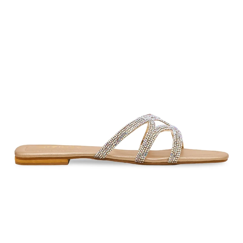 Men's plush slippers with a faux fur lining Golden Fancy Slipper FN7696