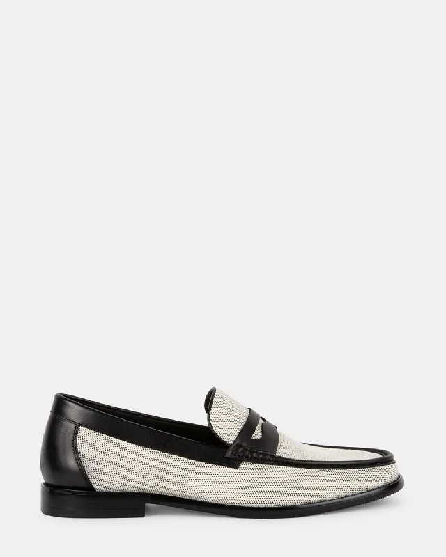 Men's loafers with a moc - toe design Men's loafers with a moc - toe design CASTILLE BLACK Men's loafers with a moc - toe design Men's loafers with a moc - toe design CASTILLE BLACK