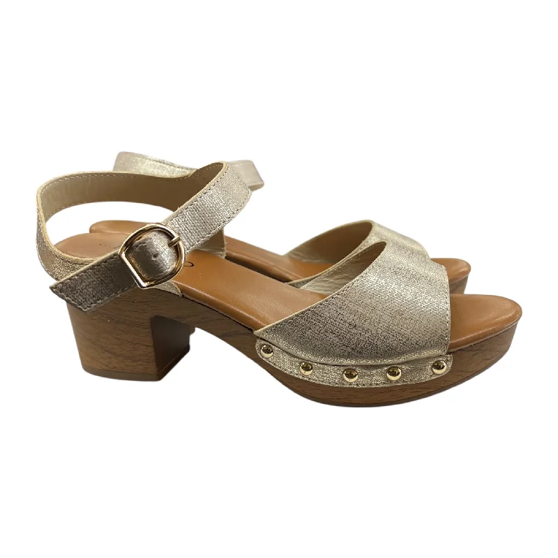 Waterproof men's sandals for water activities Waterproof men's sandals for water activities Sandals Heels Block By Me Too In Gold, Size:7 Waterproof men's sandals for water activities Waterproof men's sandals for water activities Sandals Heels Block By Me Too In Gold, Size:7