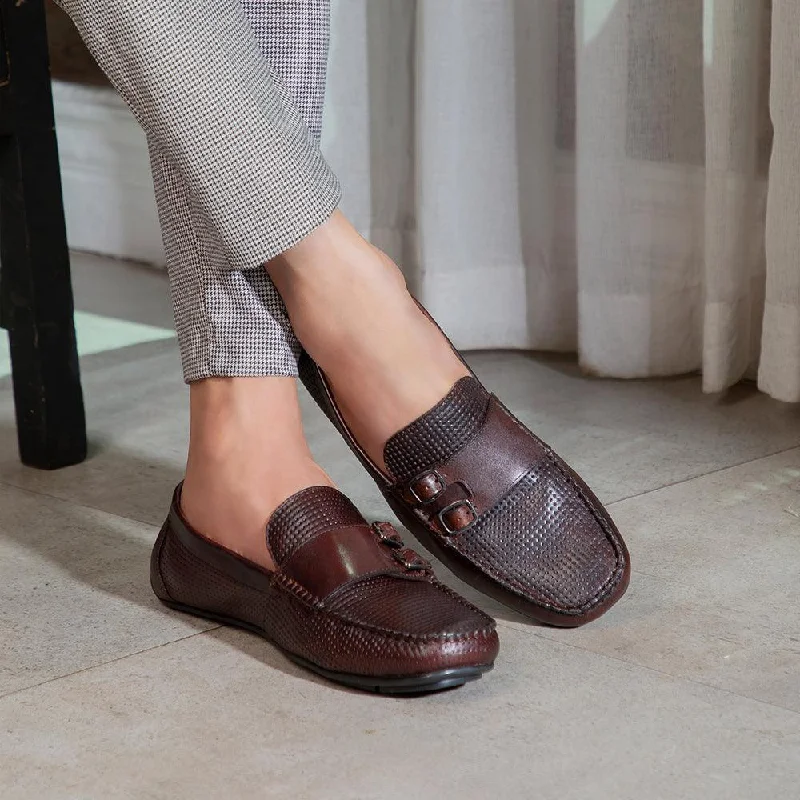 Men's leather loafers with a penny slot Men's leather loafers with a penny slot The Yosa Brown Men's Double Monk Shoes Tresmode Men's leather loafers with a penny slot Men's leather loafers with a penny slot The Yosa Brown Men's Double Monk Shoes Tresmode