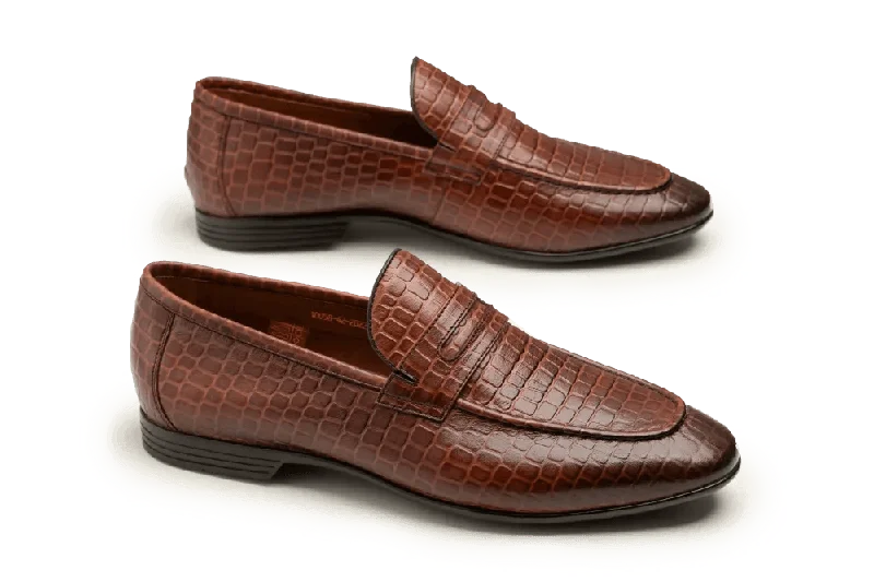 Men's loafers with a pointed toe for a stylish appearance Men's loafers with a pointed toe for a stylish appearance LOGO 10058 BRC Men's loafers with a pointed toe for a stylish appearance Men's loafers with a pointed toe for a stylish appearance LOGO 10058 BRC