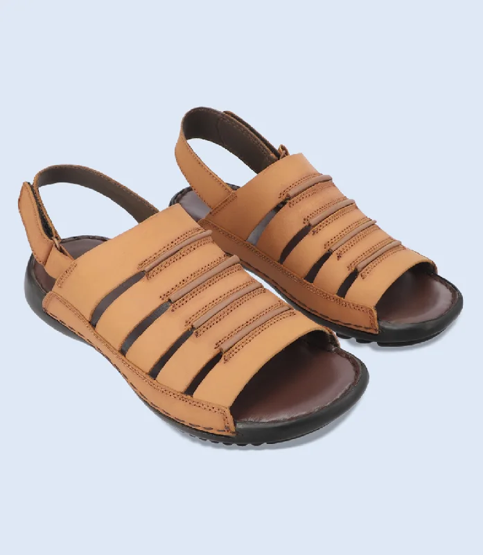 Men's leather sandals with an adjustable strap Men's leather sandals with an adjustable strap BM5492-MUSTARD-Men Sandals Men's leather sandals with an adjustable strap Men's leather sandals with an adjustable strap BM5492-MUSTARD-Men Sandals
