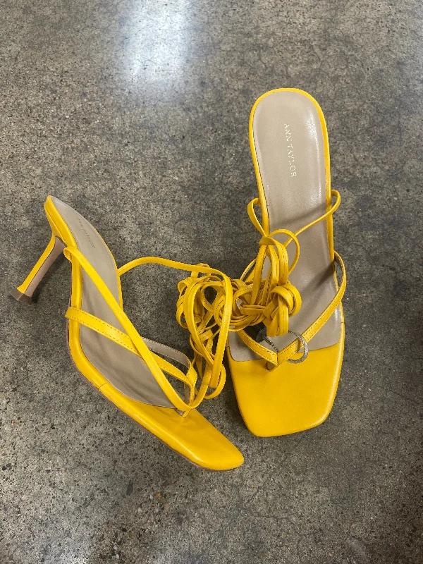 Men's sandals with a perforated leather upper for ventilation Men's sandals with a perforated leather upper for ventilation Sandals Heels Kitten By Ann Taylor In Yellow, Size: 9 Men's sandals with a perforated leather upper for ventilation Men's sandals with a perforated leather upper for ventilation Sandals Heels Kitten By Ann Taylor In Yellow, Size: 9