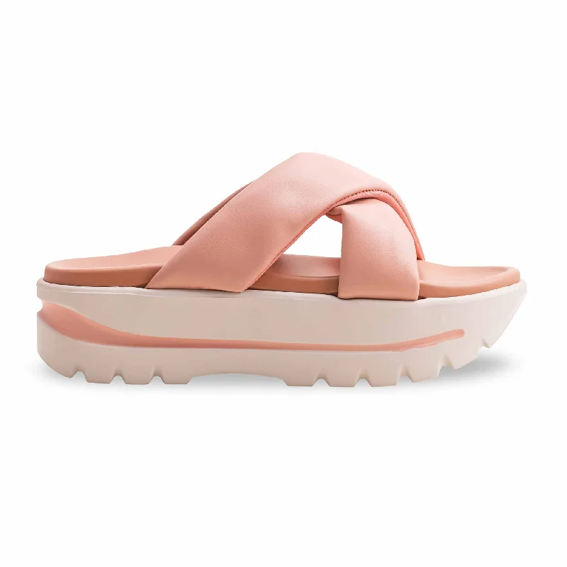 Men's slippers with a wool blend upper for warmth Pink Formal Slipper PU0372