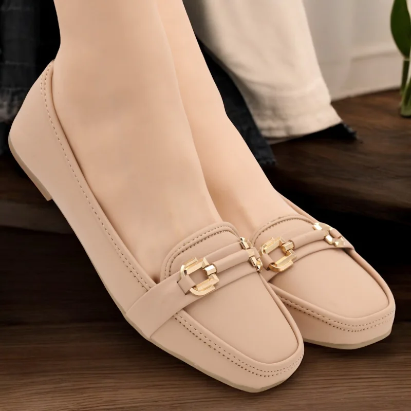 Leather men's slippers with a mule style M0513 flat pump