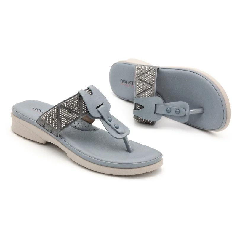 Men's slippers with a logo patch on the side Ns1313L7 flipflop