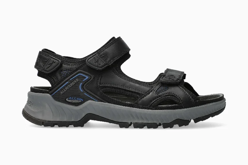 Men's sandals with a wide strap for support Men's sandals with a wide strap for support Honduras - Black