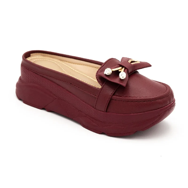 Men's slippers with a leather sole for a classic look M0507 open back