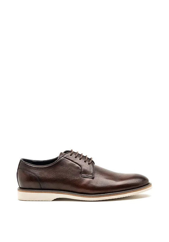 Men's casual shoes with a thick sole for added height Escape Night Wish Leather Shoe, Cocoa Men's casual shoes with a thick sole for added height Escape Night Wish Leather Shoe, Cocoa