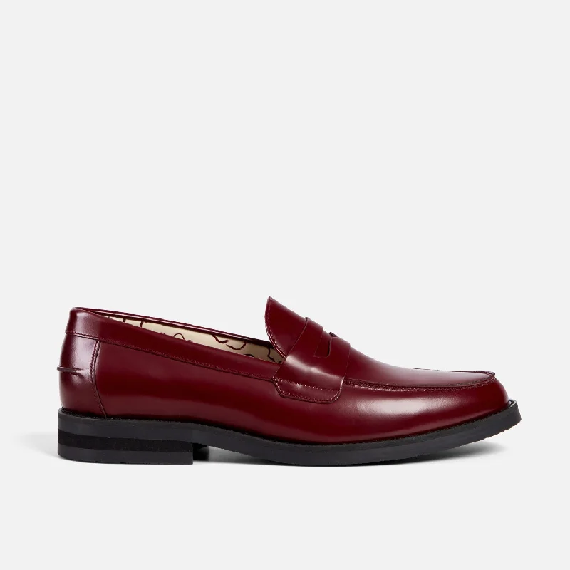 Men's loafers with a removable insole for cleaning Men's loafers with a removable insole for cleaning Wilde Burgundy Penny Loafer - Men's Men's loafers with a removable insole for cleaning Men's loafers with a removable insole for cleaning Wilde Burgundy Penny Loafer - Men's
