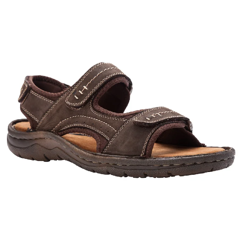 Men's leather sandals with an adjustable strap Men's leather sandals with an adjustable strap Propet Men's Jordy MSO023L Sandal Men's leather sandals with an adjustable strap Men's leather sandals with an adjustable strap Propet Men's Jordy MSO023L Sandal