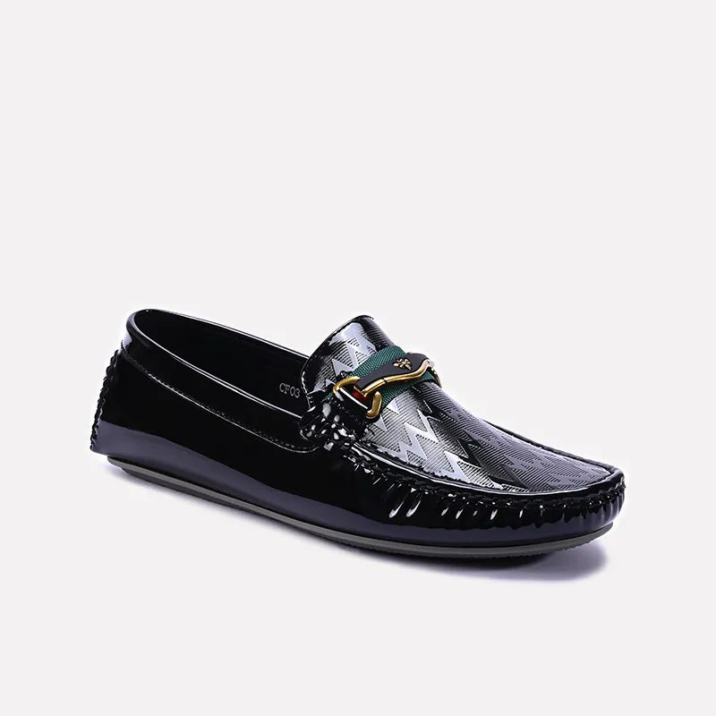 Men's leather loafers with a penny slot Men's leather loafers with a penny slot Black Loafer Shoes 0130968
