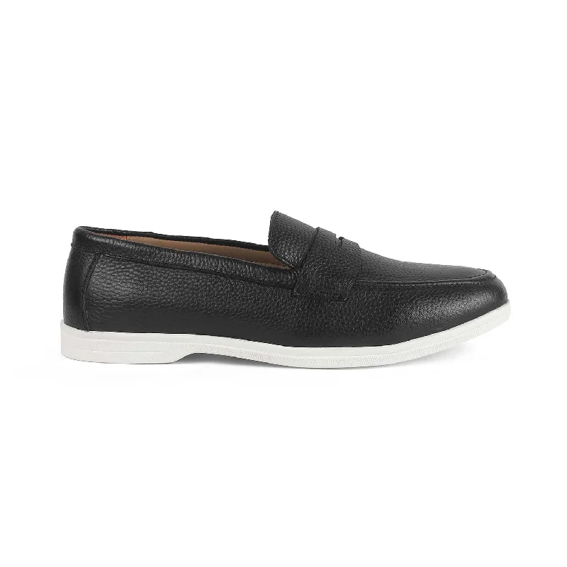 Men's loafers with a moc - toe design Men's loafers with a moc - toe design Tresmode Ferra Black Men's Leather Driving Penny Loafers Men's loafers with a moc - toe design Men's loafers with a moc - toe design Tresmode Ferra Black Men's Leather Driving Penny Loafers