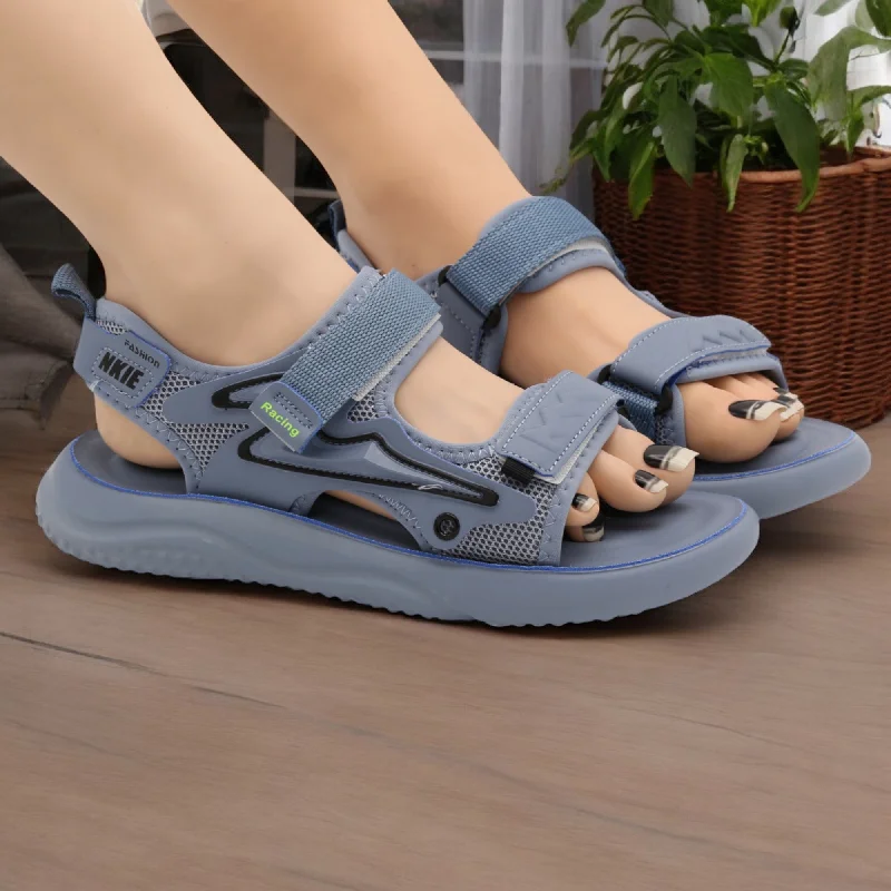 Men's slippers with a logo patch on the side A801 kids sandal