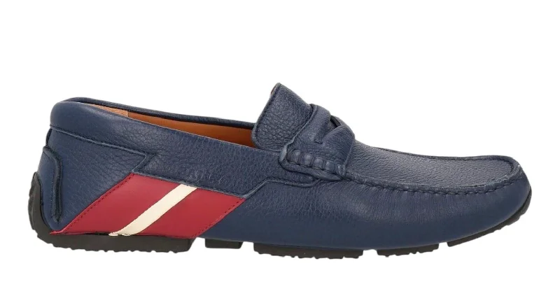 Men's loafers with a cushioned footbed Men's loafers with a cushioned footbed Bally Piotre 6236518 Men's Navy Bovine Grained Leather Penny Loafers Men's loafers with a cushioned footbed Men's loafers with a cushioned footbed Bally Piotre 6236518 Men's Navy Bovine Grained Leather Penny Loafers