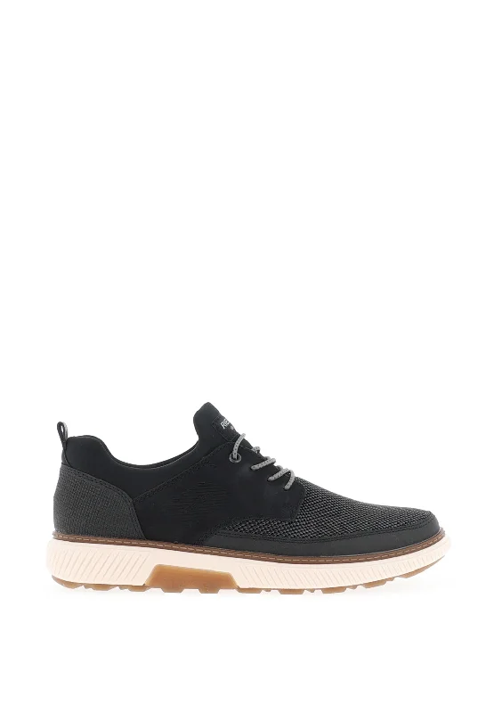 Men's casual shoes with a sporty look and feel Rieker Mens Lace Up Casual Shoe, Black & Brown Men's casual shoes with a sporty look and feel Rieker Mens Lace Up Casual Shoe, Black & Brown
