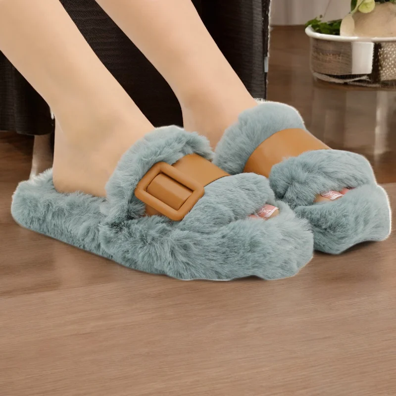 Slipper - boot style men's slippers for cold feet Alfita fur slipper