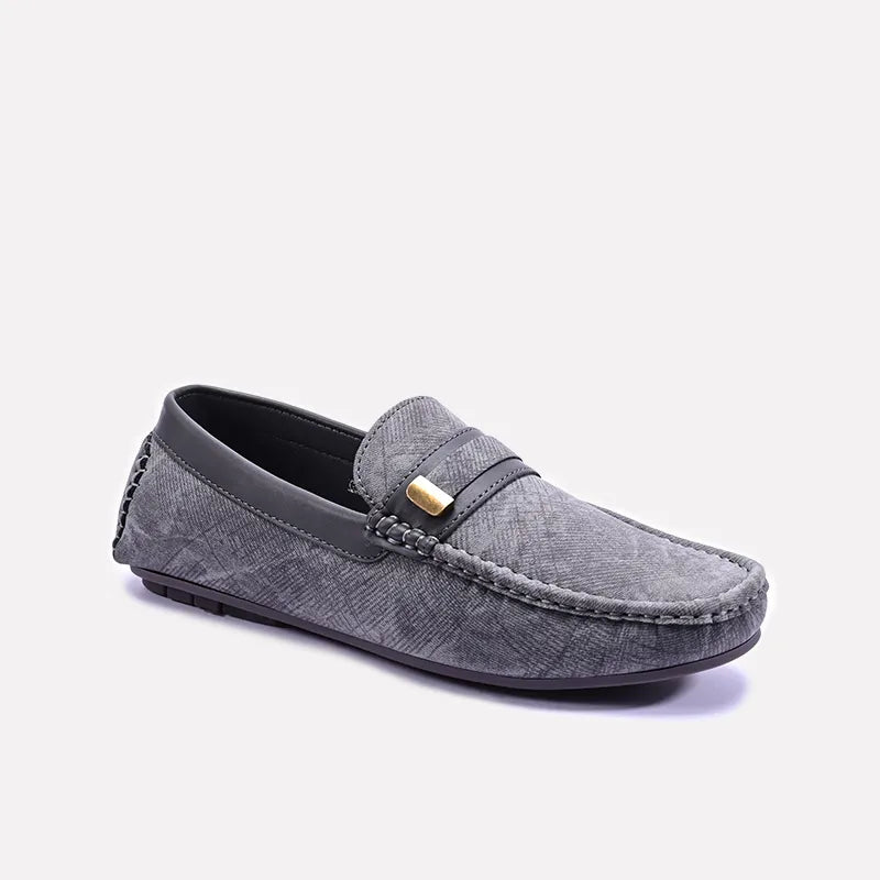 Men's loafers with a moc - toe design Men's loafers with a moc - toe design Gray Classic Loafers For Men 0130776 Men's loafers with a moc - toe design Men's loafers with a moc - toe design Gray Classic Loafers For Men 0130776
