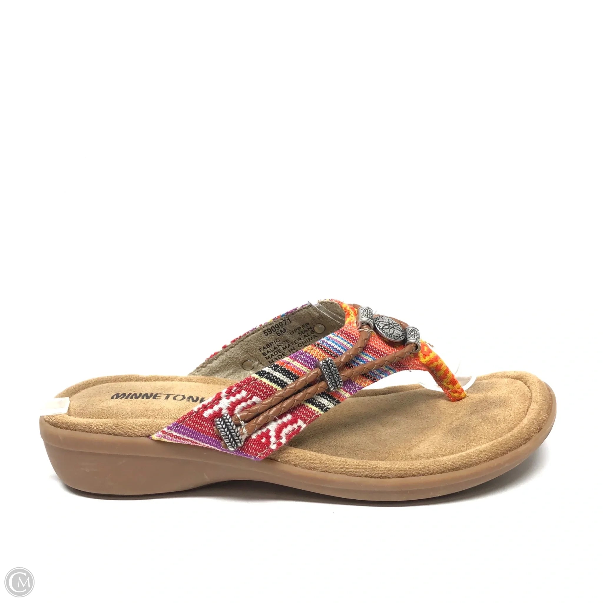 Men's leather sandals with an adjustable strap Men's leather sandals with an adjustable strap Sandals Flats By Minnetonka In Multi-colored, Size: 6 Men's leather sandals with an adjustable strap Men's leather sandals with an adjustable strap Sandals Flats By Minnetonka In Multi-colored, Size: 6