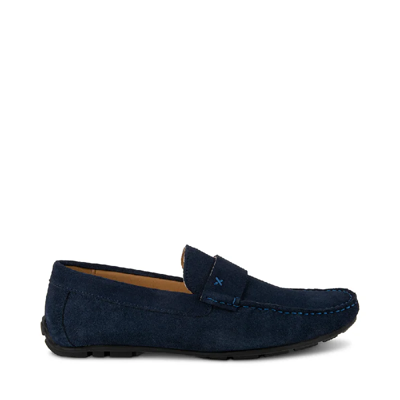 Men's loafers with a leather lining for comfort Men's loafers with a leather lining for comfort MORIAH BLUE SUEDE Men's loafers with a leather lining for comfort Men's loafers with a leather lining for comfort MORIAH BLUE SUEDE