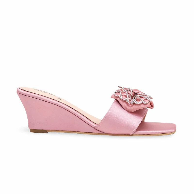 Men's slippers with a removable insole for cleaning Pink Wedge Heel Slipper FN7935 Men's slippers with a removable insole for cleaning Pink Wedge Heel Slipper FN7935