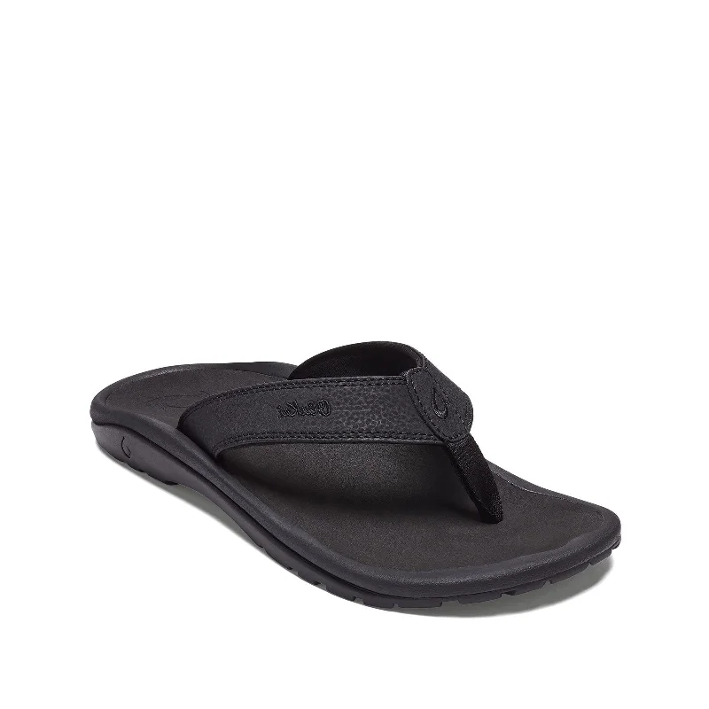 Men's sandals with a stretchy strap for a better fit Men's sandals with a stretchy strap for a better fit Men's Shoes OluKai OHANA Water Resistant Sandals 10110A-4040 BLACK / BLACK Men's sandals with a stretchy strap for a better fit Men's sandals with a stretchy strap for a better fit Men's Shoes OluKai OHANA Water Resistant Sandals 10110A-4040 BLACK / BLACK