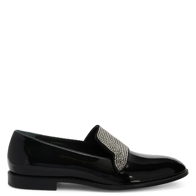Men's leather loafers with a penny slot Men's leather loafers with a penny slot Giuseppe Zanotti Eflamm Crystal Men's leather loafers with a penny slot Men's leather loafers with a penny slot Giuseppe Zanotti Eflamm Crystal