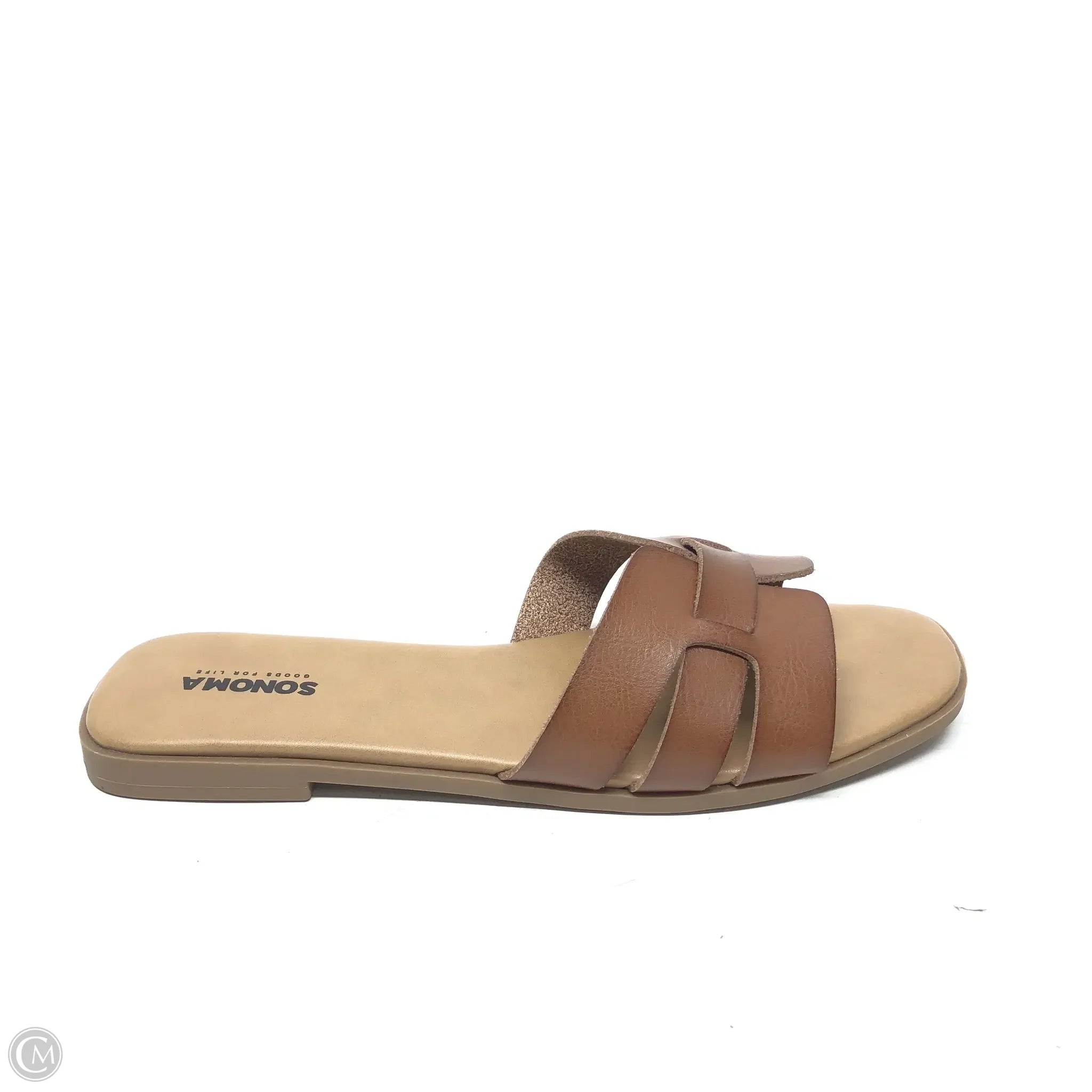 Men's sandals with a rubber sole for traction Men's sandals with a rubber sole for traction Sandals Flats By Sonoma In Brown, Size: 9 Men's sandals with a rubber sole for traction Men's sandals with a rubber sole for traction Sandals Flats By Sonoma In Brown, Size: 9