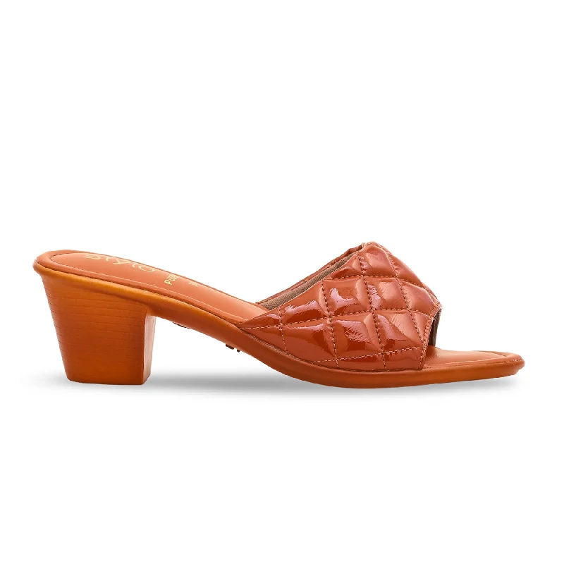 Men's slippers with a removable insole for cleaning Rust Formal Slipper PU0082