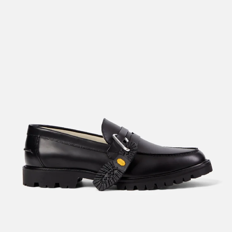 Men's loafers with a perforated leather upper for ventilation Men's loafers with a perforated leather upper for ventilation Vibram Black Carrarmato Lug Loafer - Men's Men's loafers with a perforated leather upper for ventilation Men's loafers with a perforated leather upper for ventilation Vibram Black Carrarmato Lug Loafer - Men's