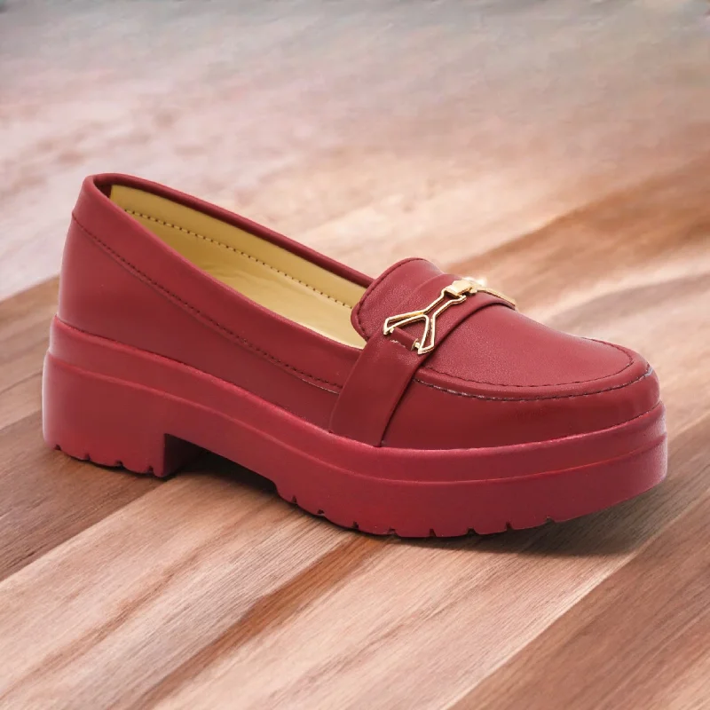 Men's slippers with a padded collar for comfort M0458 block heel