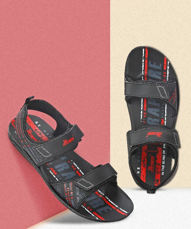 Men's sandals with a perforated leather upper for ventilation Men's sandals with a perforated leather upper for ventilation Paragon Men's Stylish Lightweight & Durable Black Velcro Dailywear Sandals Men's sandals with a perforated leather upper for ventilation Men's sandals with a perforated leather upper for ventilation Paragon Men's Stylish Lightweight & Durable Black Velcro Dailywear Sandals