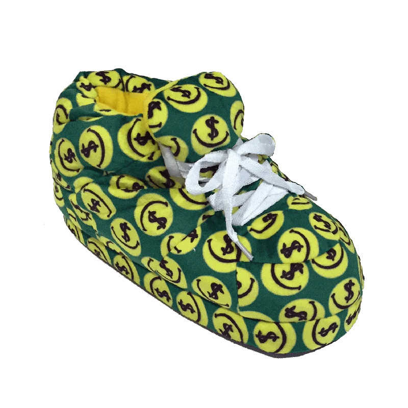 Men's slippers with a leather sole for a classic look Mo Money Smilz