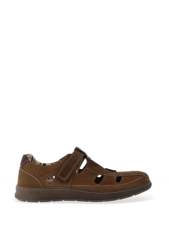 Men's casual sneakers with a mesh upper Dubarry Saddler Closed Toe Sandal, Brown