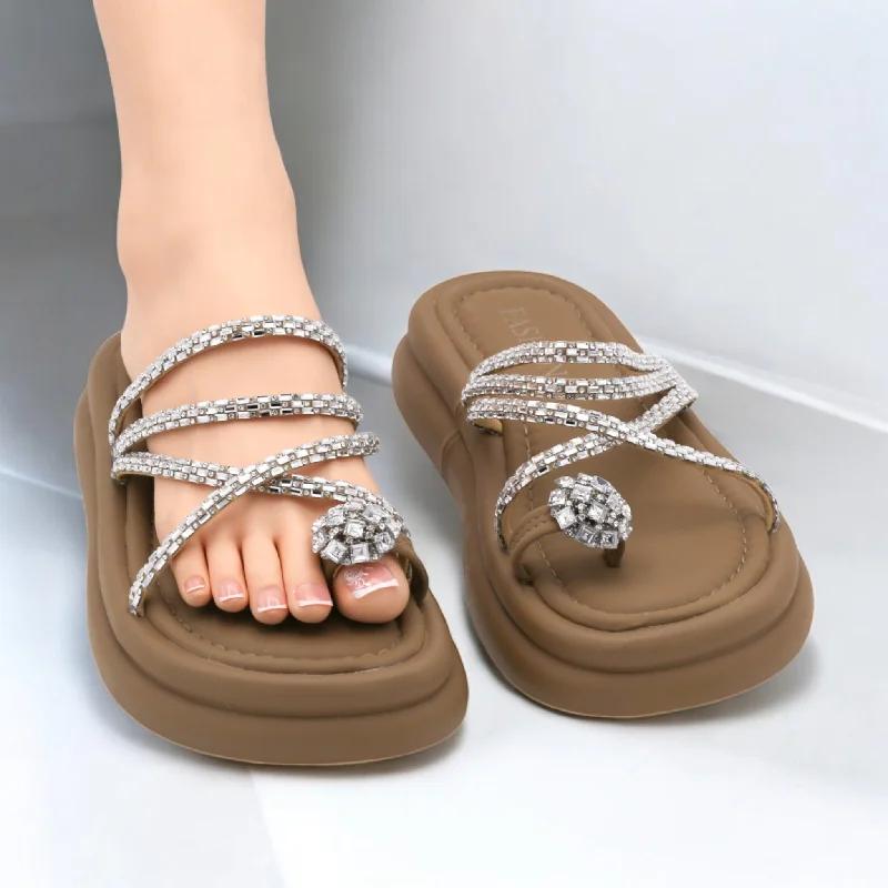 Men's slippers with a logo patch on the side pearl flipflop
