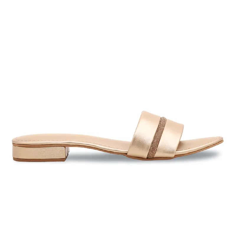 Men's slippers with a pointed toe for a stylish appearance Golden Formal Slipper FR8161
