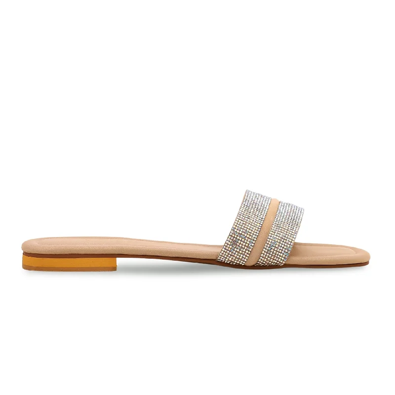 Men's slippers with a non - slip outsole for safety Golden Fancy Slipper FN7701