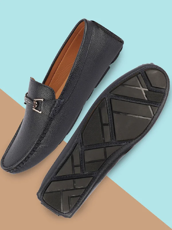 Men's casual shoes with a thick sole for added height Men Blue Casual Slip On Textured Stitched Design Driving Loafer and Moccasin Shoes Men's casual shoes with a thick sole for added height Men Blue Casual Slip On Textured Stitched Design Driving Loafer and Moccasin Shoes