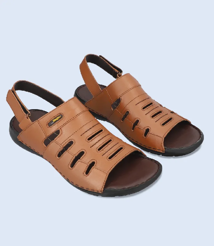 Men's sandals with a shock - absorbing insole Men's sandals with a shock - absorbing insole BM5744-TAN-Men Casual Sandal